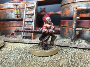 Now THAT'S a war face...